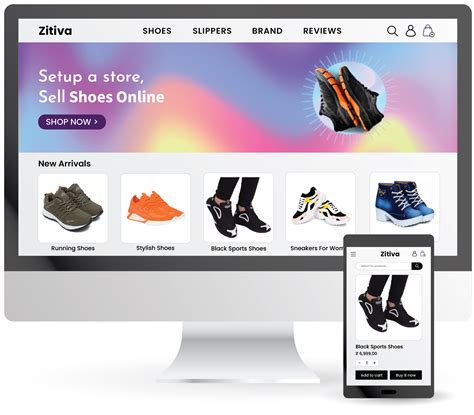 shoes.com website.